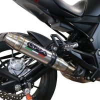 Escape compatible con Benelli 502 C 2021-2024, Deeptone Inox, Escape legal, homologado, silenciador con db killer desmontable y tubo de conexión específico 