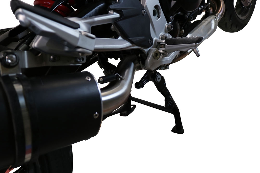 Escape compatible con Bmw F 900 XR-R 2020-2025, Furore Evo4 Poppy, Escape legal, homologado, silenciador con db killer desmontable y tubo de conexión específico 