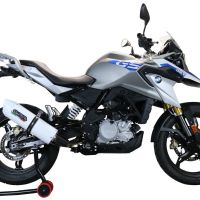 Escape compatible con Bmw G 310 Gs 2022-2024, Albus Evo4, Escape completo homologado y legal,con catalizador incluido db killer extraíble 