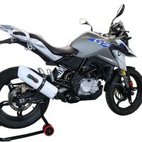 Escape compatible con Bmw G 310 Gs 2022-2024, Albus Evo4, Escape completo homologado y legal,con catalizador incluido db killer extraíble 
