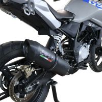 Escape compatible con Bmw G 310 Gs 2022-2024, Furore Evo4 Nero, Escape completo homologado y legal,con catalizador incluido db killer extraíble 