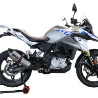 Escape compatible con Bmw G 310 Gs 2022-2024, GP Evo4 Titanium, Escape completo homologado y legal,con catalizador incluido db killer extraíble 