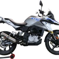 Escape compatible con Bmw G 310 Gs 2022-2024, M3 Inox , Escape completo homologado y legal,con catalizador incluido db killer extraíble 