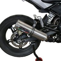 Escape compatible con Bmw G 310 Gs 2022-2024, M3 Inox , Escape completo homologado y legal,con catalizador incluido db killer extraíble 