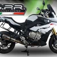 GPR escape compatible con  Bmw S 1000 XR -M  2017-2019, New Grand Prix Evo Titanium, Escape racing, silenciador con tubo de conexion, articulo sin homologacion 