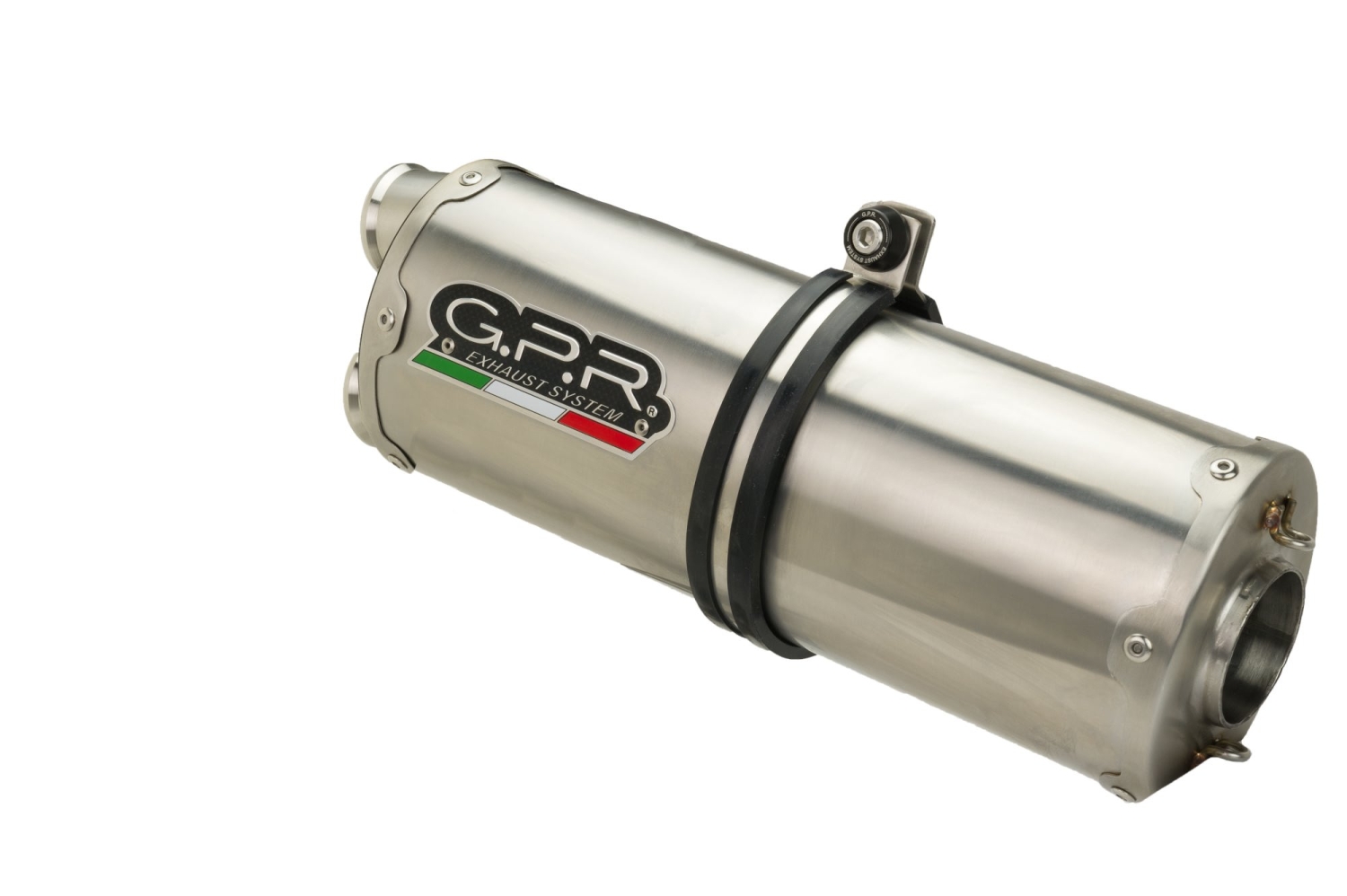 Escape compatible con Benelli Trk 702 2023-2024, Dual Inox, Escape legal, homologado, silenciador con db killer desmontable y tubo de conexión específico 