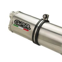 Escape compatible con Benelli Trk 702 2023-2024, Dual Inox, Escape legal, homologado, silenciador con db killer desmontable y tubo de conexión específico 