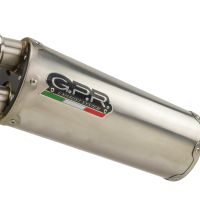 Escape compatible con Benelli Trk 702 2023-2024, Dual Inox, Escape legal, homologado, silenciador con db killer desmontable y tubo de conexión específico 