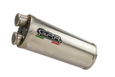 Escape compatible con Honda Crf 1100 L Africa Twin 2020-2025, Dual Inox, Escape legal, homologado, silenciador con db killer desmontable y tubo de conexión específico 
