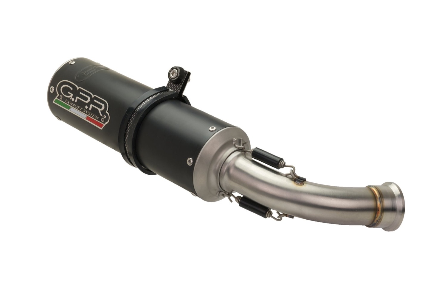 Escape compatible con Yamaha XSR 125 2021-2025, M3 Black Titanium, Escape completo homologado y legal,con catalizador incluido db killer extraíble 