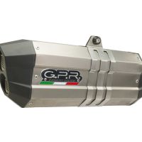 Escape compatible con Bmw R 1250 Gs -Adventure 2021-2024, Hyper Sonic Titanium, Escape legal, homologado, silenciador con db killer desmontable y tubo de conexión específico 