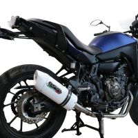 Escape compatible con Yamaha Tracer 700 2020-2021, Albus Evo4, Escape completo homologado y legal,con catalizador incluido db killer extraíble 