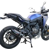 Escape compatible con Yamaha Tracer 700 GT 2019-2020, Furore Nero, Escape completo racing, incluyendo colector y db killer desmontable, sin homologación 