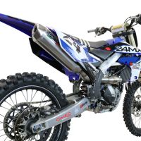 Escape compatible con Yamaha YZ 250 F 2020-2025, Pentacross Inox, Escape completo racing, incluyendo colector y db killer desmontable, sin homologación 