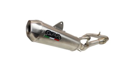 Escape compatible con Husqvarna FX 350 2017-2018, Pentacross FULL Titanium, Escape completo racing, incluyendo colector y db killer desmontable, sin homologación 