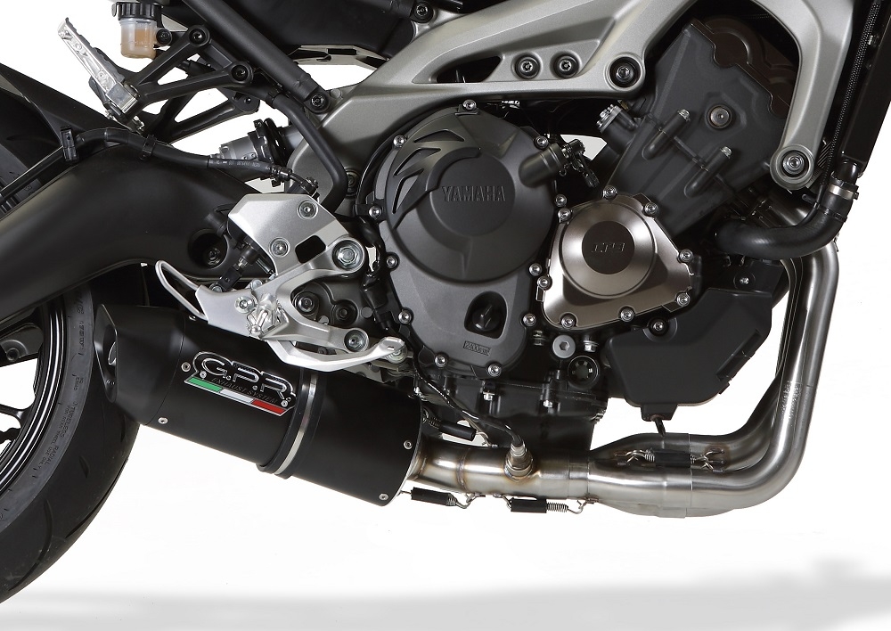 Escape compatible con Yamaha XSR900 2016-2021, Furore Nero, Escape completo racing, incluyendo colector y db killer desmontable, sin homologación 