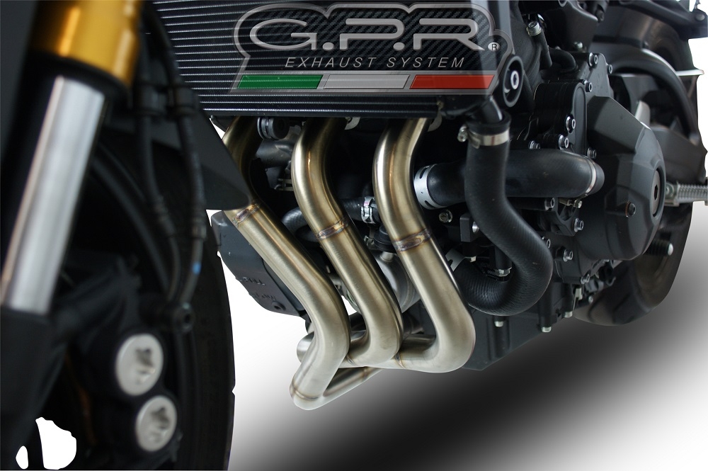 Escape compatible con Yamaha Mt-09 2017-2020, Furore Evo4 Nero, Escape completo homologado y legal,con catalizador incluido db killer extraíble 