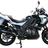 GPR escape compatible con  Kawasaki Versys 1000 I.E. 2019-2020, New Grand Prix Evo Poppy, Escape legal, homologado, silenciador con db killer desmontable y tubo de conexión específico 