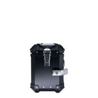 Par de maletas laterales en aluminio color negro con portaequipajes específico GPR TECH compatible con  Kawasaki Versys 650 2015/2016 e3
