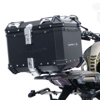 Baúl en aluminio, color negro con placa específica incluida Baúl GPR TECH compatible con  Zontes 350 T1 ADV 2022/2024 e5