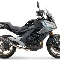 Escape compatible con Cf Moto 700 Mt 2023-2024, M3 Poppy , Escape legal, homologado, silenciador con catalizador, db killer desmontable y tubo de conexión específico 