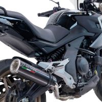 Escape compatible con Cf Moto 700 Mt 2023-2024, M3 Poppy , Escape legal, homologado, silenciador con catalizador, db killer desmontable y tubo de conexión específico 