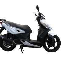 Escape compatible con Kymco Agility 200 - I.E. R16 - Plus 2010-2014, Evo4 Road, Escape completo homologado y legal,con catalizador incluido db killer extraíble 