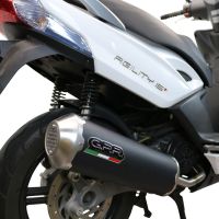 Escape compatible con Kymco Agility 200 - I.E. R16 - Plus 2010-2014, Evo4 Road, Escape completo homologado y legal,con catalizador incluido db killer extraíble 