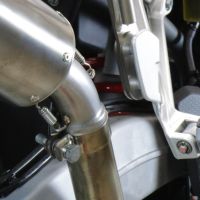 Escape compatible con Bmw R 1200 Gs -Adventure 2013-2016, Hyper Sonic Inox, Escape legal, homologado, silenciador con db killer desmontable y tubo de conexión específico 