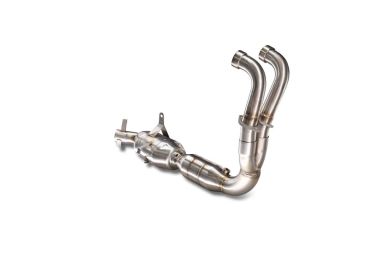Escape compatible con Aprilia RS 457 2024-2025, Ghost Inox, Escape completo racing, incluyendo colector y db killer desmontable, sin homologación 