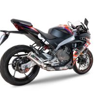 Escape compatible con Aprilia RS 457 2024-2025, M3 Inox , Escape completo homologado y legal,con catalizador incluido db killer extraíble 