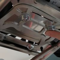 Baúl en aluminio color plata con placa específica incluida Baúl GPR TECH compatible con  Aprilia Tuareg 660 2021/2024 e5