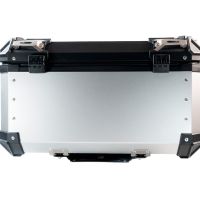 Baúl en aluminio color plata con placa específica incluida GPR TECH compatible con  Moto Morini X-CAPE 650 2021/2024 e5