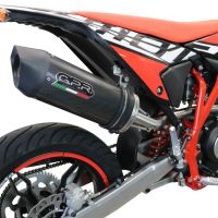 Escape compatible con Beta RR 125 4T Motard 2021-2024, Furore Evo4 Poppy, Escape legal, homologado, silenciador con catalizador, db killer desmontable y tubo de conexión específico 