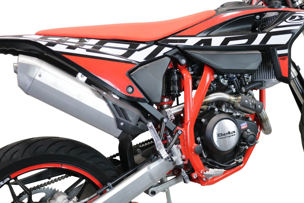 Escape compatible con Beta RR 125 4T Enduro 2021-2024, Decatalizzatore, Tubo supresor de catalizador 