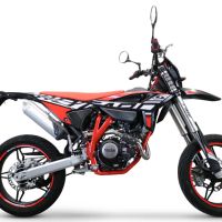 Escape compatible con Beta RR 125 4T Enduro 2021-2024, Decatalizzatore, Tubo supresor de catalizador 