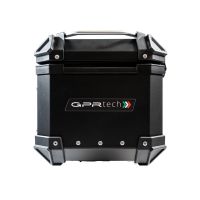 Baúl en aluminio, color negro con placa específica incluida Baúl GPR TECH compatible con  Honda Forza 300 2018/2023