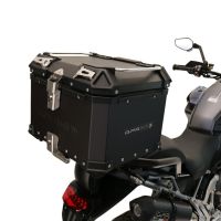Baúl en aluminio, color negro con placa específica incluida Baúl GPR TECH compatible con  Triumph Tiger 900 2020/2023 e5