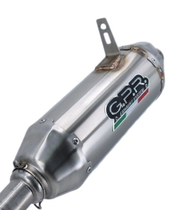 Escape compatible con Can Am Outlander 1000 V-Twin passo corto short chassis 2010-2023, PENTACROSS INOX, Escape legal, homologado, silenciador con db killer desmontable y tubo de conexión específico 