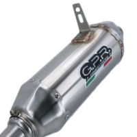 Escape compatible con Can Am Outlander 1000 V-Twin passo corto short chassis 2010-2023, PENTACROSS INOX, Escape legal, homologado, silenciador con db killer desmontable y tubo de conexión específico 