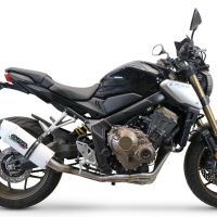 Escape compatible con Honda Cb 650 R 2019-2020, Albus Evo4, Escape completo homologado y legal,con catalizador incluido db killer extraíble 