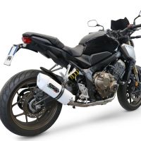 Escape compatible con Honda Cb 650 R 2019-2020, Albus Evo4, Escape completo homologado y legal,con catalizador incluido db killer extraíble 