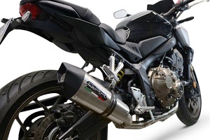 Escape compatible con Honda Cbr 650 R 2021-2023, GP Evo4 Titanium, Escape completo homologado y legal,con catalizador incluido db killer extraíble 