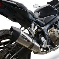Escape compatible con Honda Cbr 650 R 2021-2023, GP Evo4 Titanium, Escape completo homologado y legal,con catalizador incluido db killer extraíble 