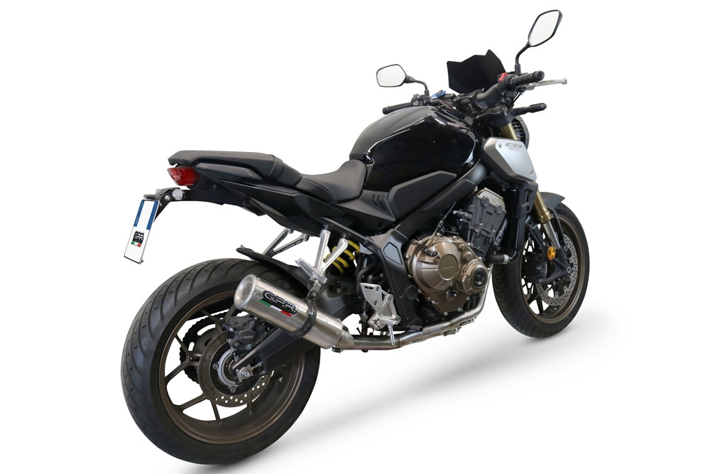 Escape compatible con Honda Cbr 650 R 2021-2023, M3 Inox , Escape completo homologado y legal,con catalizador incluido db killer extraíble 