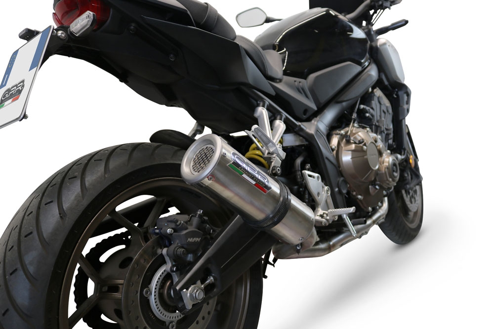 Escape compatible con Honda Cbr 650 R 2021-2023, M3 Inox , Escape completo homologado y legal,con catalizador incluido db killer extraíble 