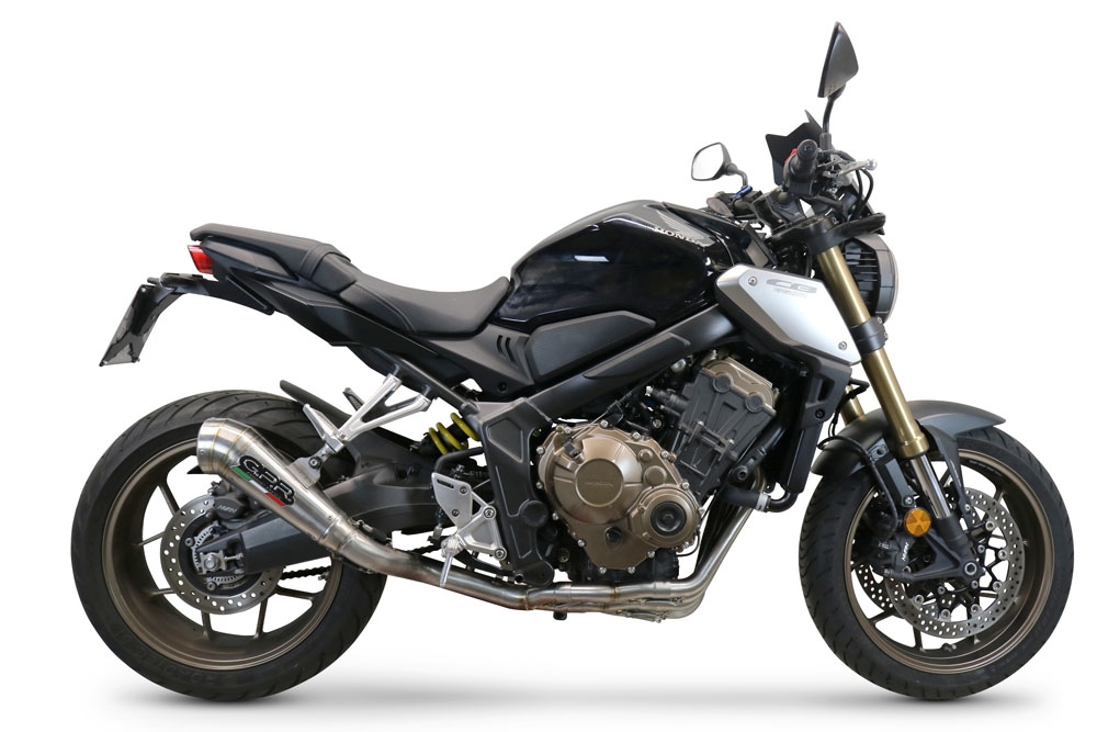 Escape compatible con Honda Cb 650 F 2014-2016, Powercone Evo, Escape completo homologado y legal, incluido db killer extraíble 