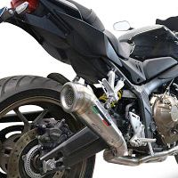 Escape compatible con Honda Cb 650 F 2014-2016, Powercone Evo, Escape completo homologado y legal, incluido db killer extraíble 