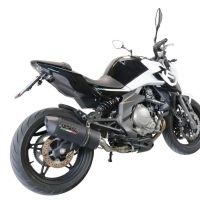 Escape compatible con Cf Moto 650 Nk 2021-2024, Furore Evo4 Nero, Escape legal, homologado, silenciador con catalizador, db killer desmontable y tubo de conexión específico 