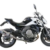 Escape compatible con Cf Moto 400 NK 2019-2020, GP Evo4 Titanium, Escape legal, homologado, silenciador con catalizador, db killer desmontable y tubo de conexión específico 